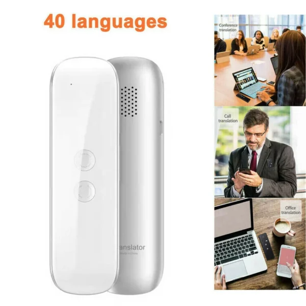 Traductor de Voz Instantáneo Portátil Inteligente G5, dispositivo Bluetooth 2