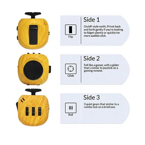 Cubo Fidget de 6 Lados - Anti Stress 4