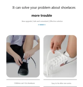 Cordones Elásticos para Zapatos con Broche de Cierre