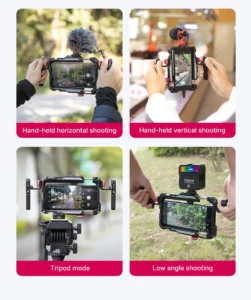 Soporte para Video Vlog con Smartphone compatible con Iphone y Android