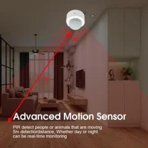 Sensor de Movimiento Mini Tuya Zigbee compatible Alexa, Amazon, Google Home 4