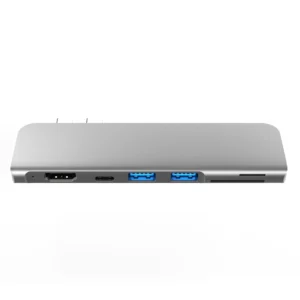 USB 3.1 Type-C Hub To HDMI Adapter 4K Thunderbolt 3 USB C Hub with Hub 3.0 TF SD Reader Slot PD for MacBook Pro/Air 2018 - 2020 8