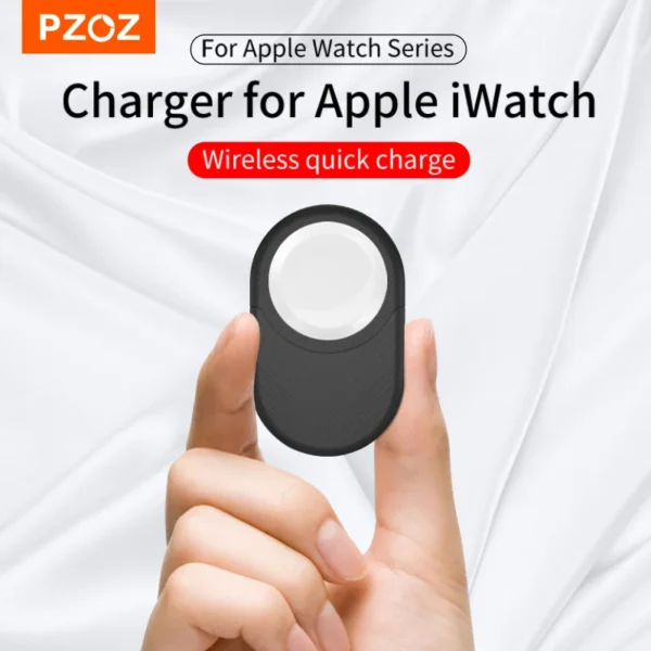 PZOZ USB Type C Portable Wireless Charger For Apple Watch 9 8 7 6 5 4 3 SE Mini Magnetic Charging For iWatch Series Dock Station 1