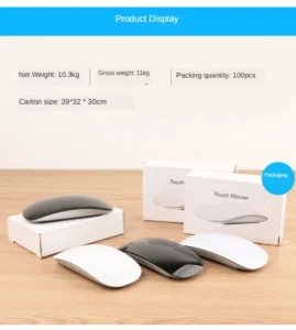 Mouse Inalámbrico con Bluetooth Magic Mouse con Multi Arc