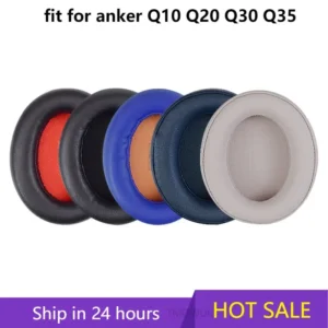 Almohadillas de repuesto para auriculares tipo diadema Anker Soundcore Life Q10, Q20, y Q35 Q30, almohadillas para los oídos de espuma suave de alta calidad 1