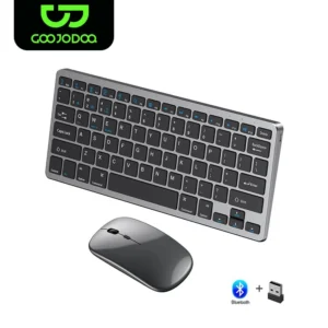 Teclado inalámbrico Bluetooth 5,0 y 2,4G Mini teclado Multimedia bluetooth para ordenador portátil PC TV iPad Macbook Android iPad teclado