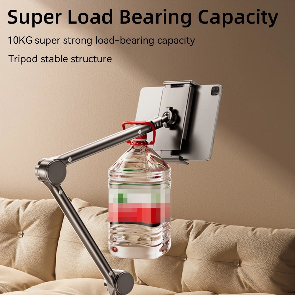 Soporte para tableta Soporte de escritorio para iPad con 360 ° Soporte de tableta con brazo de metal plegable ajustable para tableta telefónica u otros dispositivos de 4 ~ 13 pulgadas - Image 5