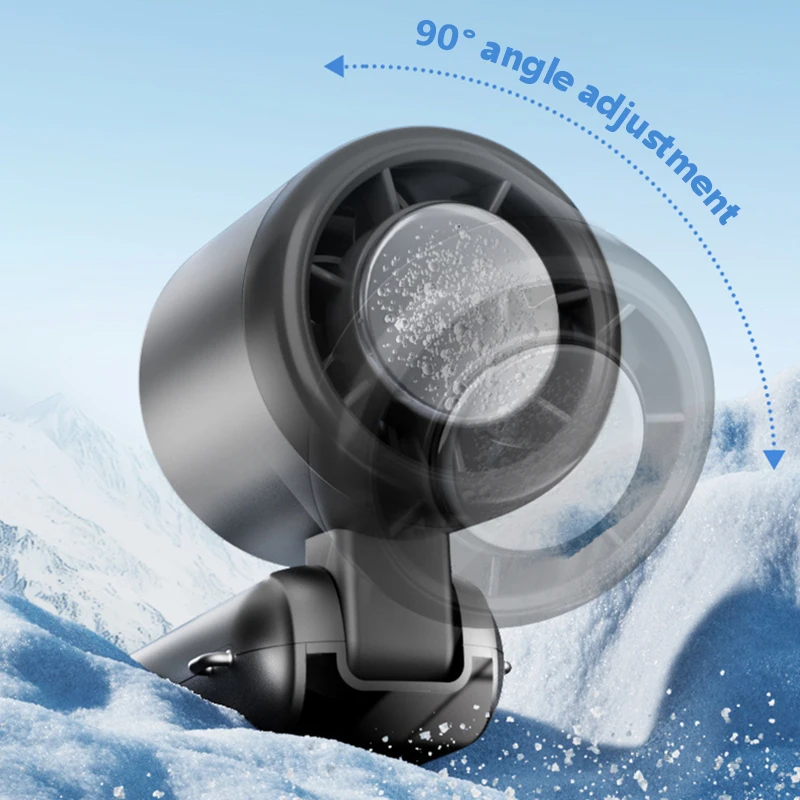 Ventilador de Mano Lenovo con Compresa de Hielo, Portátil, para Exteriores, USB, Pantalla Digital, Plegable, Refrigeración, Alta Velocidad, Turbina, Ventilador Pequeño - Image 2