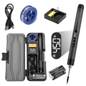 Soldador USB Mini juego de soldador pequeño interfaz portátil tipo C para el hogar batería de 600mAh temperatura ajustable