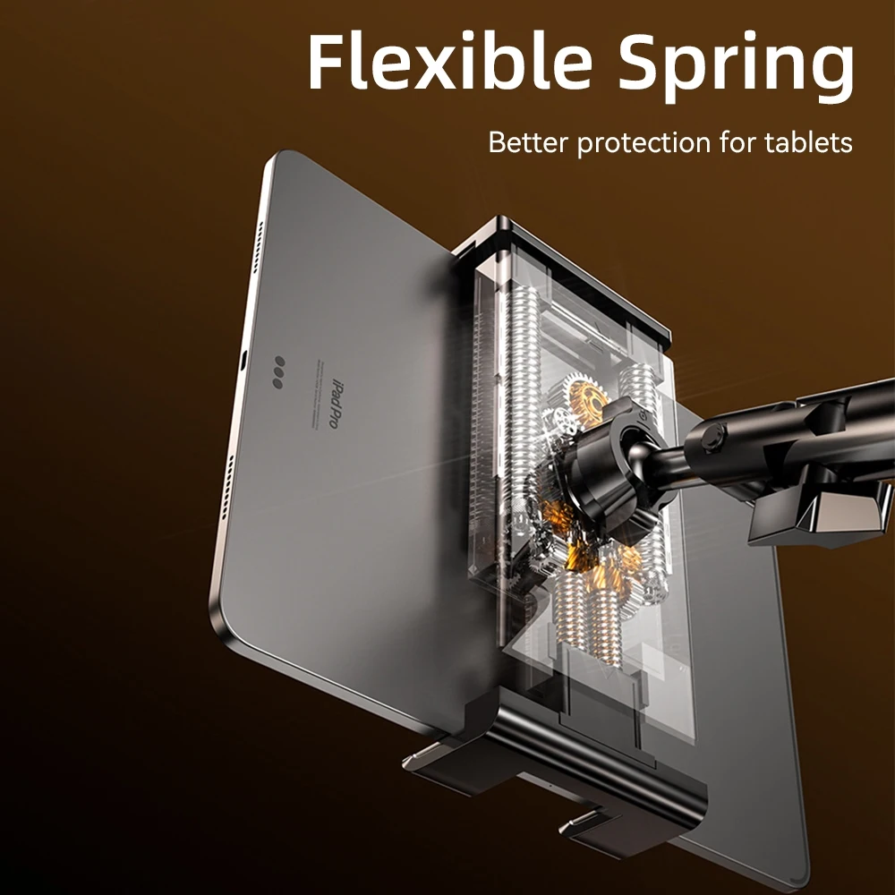 Soporte para tableta Soporte de escritorio para iPad con 360 ° Soporte de tableta con brazo de metal plegable ajustable para tableta telefónica u otros dispositivos de 4 ~ 13 pulgadas - Image 2